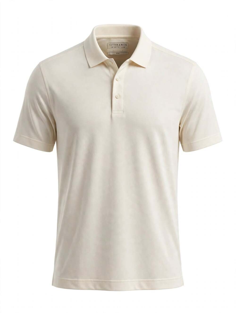 Cutter & Buck CB DryTec Luxe Polo Men XXL Cream NWT Golf Performance Shirt